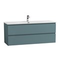 Тумба с раковиной подвесная BelBagno KRAFT 120 Голубой Матовый, раковина BB-8099-120 KRAFT-1200-2C-SO-AO;BB-8099-120