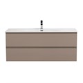 Тумба с раковиной подвесная BelBagno KRAFT 120 Бежевый матовый, раковина BB-8099-120 KRAFT-1200-2C-SO-СO;BB-8099-120