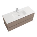 Тумба с раковиной подвесная BelBagno KRAFT 120 Бежевый матовый, раковина BB1200ETL KRAFT-1200-2C-SO-СO;BB1200ETL