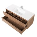 Тумба с раковиной подвесная BelBagno KRAFT 120 Rovere Tabacco, раковина белая KRAFT-1200-2C-SO-RT;BB1200ETL
