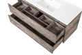 Тумба с раковиной подвесная BelBagno KRAFT 120 Pino Pasadena, раковина белая KRAFT-1200-2C-SO-PP;BB1200ETL