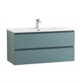 Тумба с раковиной подвесная BelBagno KRAFT 100 Голубой Матовый, раковина BB1000ETL KRAFT-1000-2C-SO-AO;BB1000ETL