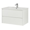 Тумба с раковиной подвесная BelBagno KRAFT 100 Bianco Opaco, раковина белая KRAFT-1000-2C-SO-BO;BB1000ETL
