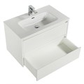 Тумба с раковиной подвесная BelBagno KRAFT 100 Bianco Opaco, раковина белая KRAFT-1000-2C-SO-BO;BB1000ETL