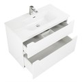 Тумба с раковиной подвесная BelBagno ETNA-H60 80 Bianco Lucido, раковина белая ETNA-H60-800-2C-SO-BL-P;BB800ETL