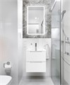 Тумба с раковиной подвесная BelBagno ETNA 50 Bianco Opaco, раковина белая ETNA-500-2C-SO-BO;BB500ETL