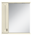 Лувр - 65 Зеркало со шкафчиком, лев., слоновая кость П-Лвр03065-1014Л
