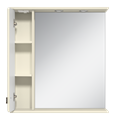 Лувр - 65 Зеркало со шкафчиком, лев., слоновая кость П-Лвр03065-1014Л