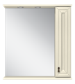 Лувр - 75 Зеркало со шкафчиком, прав., слоновая кость П-Лвр03075-1014П