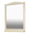 Лувр  - 75 Зеркало в раме, слоновая кость П-Лвр02075-1014Р