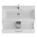 Тумба с раковиной подвесная BelBagno AURORA 90 Bianco Lucido, раковина белая 8.1135.192160.0270OP;AURORA-900-2C-SO-BL;BB900/450-LV-MR-AST