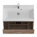 Тумба с раковиной подвесная BelBagno AURORA 80 Rovere Tabacco, раковина белая 8.1135.192160.0270OP;AURORA-800-2C-SO-RT;BB800/450-LV-MR-AST