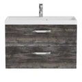 Тумба с раковиной подвесная BelBagno AURORA 80 Pino Pasadena, раковина белая 8.1135.192160.0270OP;AURORA-800-2C-SO-PP;BB800/450-LV-MR-AST