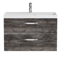 Тумба с раковиной подвесная BelBagno AURORA 80 Pino Pasadena, раковина белая 8.1135.192160.0270OP;AURORA-800-2C-SO-PP;BB800/450-LV-MR-AST