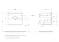 Тумба с раковиной подвесная BelBagno AURORA 60 Rovere Nebrasca Nature, раковина чёрная 8.1135.192160.0270OP;AURORA-600-2C-SO-RNN;BB600/450-LV-ART-AST-NERO