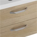 Тумба с раковиной подвесная BelBagno AURORA 60 Rovere Nebrasca Nature, раковина белая 8.1135.192160.0270OP;AURORA-600-2C-SO-RNN;BB600/450-LV-MR-AST