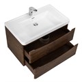 Тумба с раковиной подвесная BelBagno ANCONA-N 80 Rovere Moro, раковина белая 01435568276