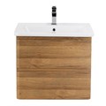 Тумба с раковиной подвесная BelBagno ALBANO-CER 60 Rovere Rustico, раковина белая ALBANO-CER-600-2C-SO-RR;12060-KL