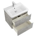 Тумба с раковиной подвесная BelBagno ALBANO-CER 50 Cemento Verona Grigio, раковина белая ALBANO-CER-500-2C-SO-CVG;12050-KL