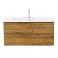 Тумба с раковиной подвесная BelBagno ALBANO-CER 105 Rovere Rustico, раковина белая ALBANO-CER-1050-2C-SO-RR;12105-KL