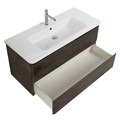 Тумба с раковиной подвесная BelBagno ALBANO-CER 105 Rovere Nature Grigio, раковина белая ALBANO-CER-1050-2C-SO-RNG;12105-KL