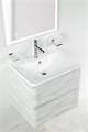 Тумба с раковиной подвесная BelBagno ALBANO 70 Rovere Vintage Bianco, раковина белая ALBANO-700-2C-SO-RVB;BB700/455-LV-MR-ALR