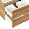 Тумба с раковиной подвесная BelBagno ALBANO 70 Rovere Rustico, раковина белая ALBANO-700-2C-SO-RR;BB700/455-LV-MR-ALR