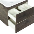 Тумба с раковиной подвесная BelBagno ALBANO 70 Rovere Nature Grigio, раковина белая ALBANO-700-2C-SO-RNG;BB700/455-LV-MR-ALR
