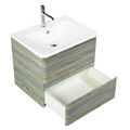 Тумба с раковиной подвесная BelBagno ALBANO 60 Pino Scania, раковина белая ALBANO-600-2C-SO-PS;BB600/455-LV-MR-ALR