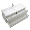 Тумба с раковиной подвесная BelBagno ALBANO 120 Rovere Vintage Bianco, раковина белая ALBANO-1200-2C-SO-RVB;BB1200/455-LV-MR-ALR