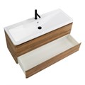 Тумба с раковиной подвесная BelBagno ALBANO 120 Rovere Rustico, раковина белая ALBANO-1200-2C-SO-RR;BB1200/455-LV-MR-ALR