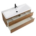 Тумба с раковиной подвесная BelBagno ALBANO 120 Rovere Rustico, раковина белая ALBANO-1200-2C-SO-RR;BB1200/455-LV-MR-ALR