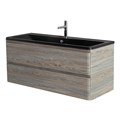 Тумба с раковиной подвесная BelBagno ALBANO 120 Pino Scania, раковина чёрная ALBANO-1200-2C-SO-PS;BB1200/455-LV-ART-ALR-NERO
