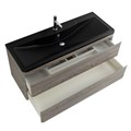 Тумба с раковиной подвесная BelBagno ALBANO 120 Pino Scania, раковина чёрная ALBANO-1200-2C-SO-PS;BB1200/455-LV-ART-ALR-NERO