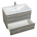 Тумба с раковиной подвесная BelBagno ALBANO 100 Pino Scania, раковина белая ALBANO-1000-2C-SO-PS;BB1000/455-LV-MR-ALR