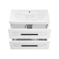Модерн - 80 Тумба подвесная 2 ящ. белая мат.эмаль + раковина УТ000024629