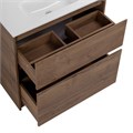 Тумба с раковиной напольная BelBagno KRAFT 39 80 Rovere Tabacco, раковина белая KRAFT39-800/390-2C-PIA-RT;BB800/390ETL