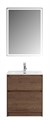 Тумба с раковиной напольная BelBagno KRAFT 39 60 Rovere Tabacco, раковина белая KRAFT39-600/390-2C-PIA-RT;BB600/390ETL