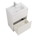 Тумба с раковиной напольная BelBagno KRAFT 39 60 Bianco Opaco, раковина белая KRAFT39-600/390-2C-PIA-BO;BB600/390ETL