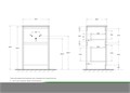 Тумба с раковиной напольная BelBagno KRAFT 39 50 Bianco Opaco, раковина белая KRAFT39-500/390-2C-PIA-BO;BB500/390ETL