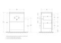 Тумба с раковиной напольная BelBagno ALBANO 60 Bianco Lucido, раковина белая ALBANO-600-2C-PIA-BL;BB600/455-LV-MR-ALR