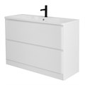 Тумба с раковиной напольная BelBagno ALBANO 120 Bianco Lucido, раковина белая ALBANO-1200-2C-PIA-BL;BB1200/455-LV-MR-ALR