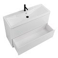 Тумба с раковиной напольная BelBagno ALBANO 120 Bianco Lucido, раковина белая ALBANO-1200-2C-PIA-BL;BB1200/455-LV-MR-ALR
