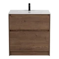 Тумба с керамической раковиной напольная BelBagno KRAFT 80 Rovere Tabacco, раковина BB800ETL белая KRAFT-800-2C-PIA-RT;BB800ETL