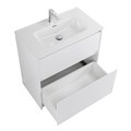 Тумба с керамической раковиной напольная BelBagno KRAFT 80 Bianco Opaco, раковина BB800ETL белая KRAFT-800-2C-PIA-BO;BB800ETL