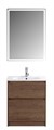 Тумба с керамической раковиной напольная BelBagno KRAFT 60 Rovere Tabacco, раковина BB1923-600 белая KRAFT-600-2C-PIA-RT;BB1923-600