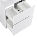 Тумба с керамической раковиной напольная BelBagno KRAFT 60 Bianco Opaco, раковина BB1923-600 белая KRAFT-600-2C-PIA-BO;BB1923-600