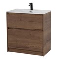 Тумба с керамической раковиной напольная BelBagno KRAFT 100 Rovere Tabacco, раковина BB1000ETL белая KRAFT-1000-2C-PIA-RT;BB1000ETL