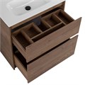 Тумба с керамической раковиной напольная BelBagno KRAFT 100 Rovere Tabacco, раковина BB1000ETL белая KRAFT-1000-2C-PIA-RT;BB1000ETL