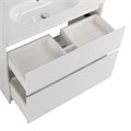 Тумба с керамической раковиной напольная BelBagno KRAFT 100 Bianco Opaco, раковина LOV-1000-LVB белая KRAFT-1000-2C-PIA-BO;LOV-1000-LVB